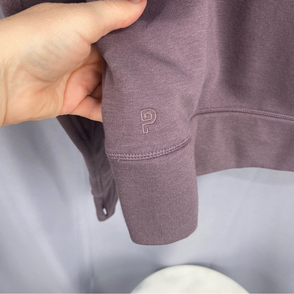 Public Rec Womens‎ Luxe Fleece Crew Neck Sweatshirt size Large NWT Plum - Picture 11 of 12